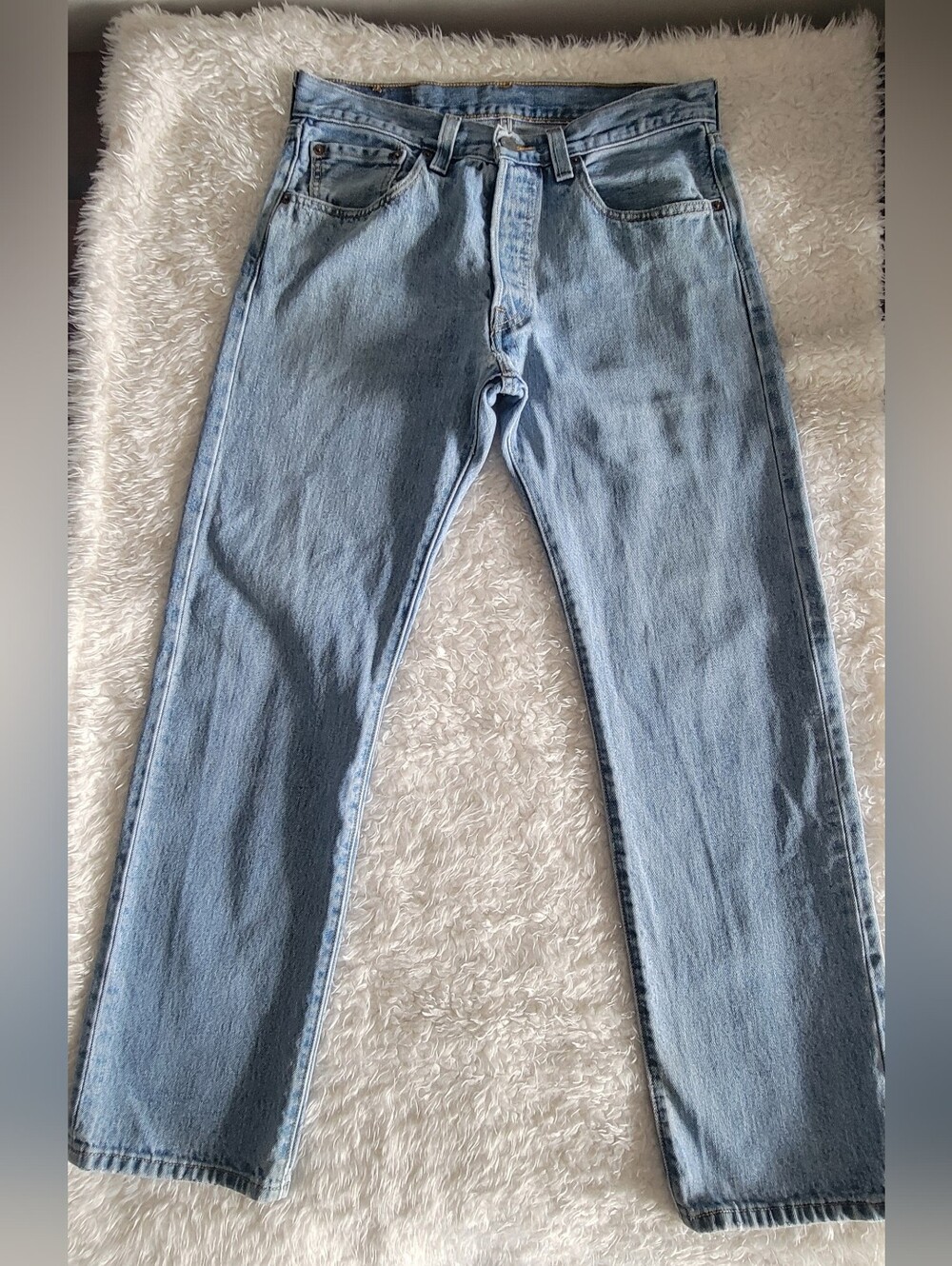 Levi's Light Blue Straight Jeans